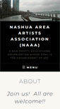 Mobile Screenshot of nashuaareaartistsassoc.org